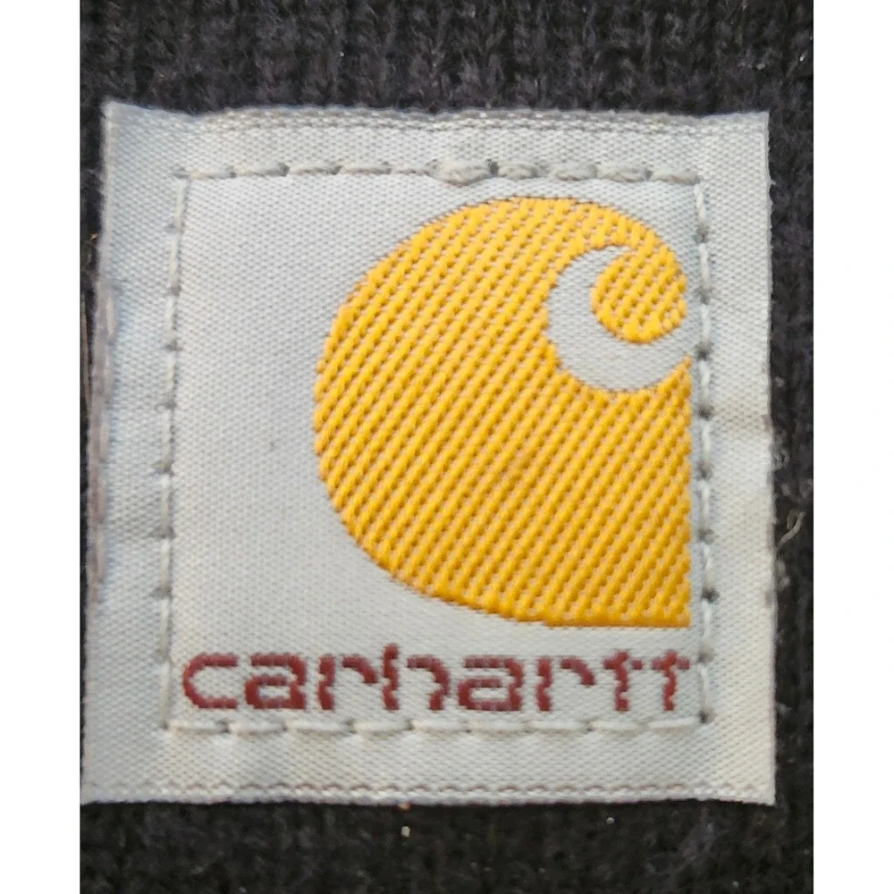 Carhartt Kids Beanie Black Infant Toddler Knit Watch Hat AH8905 Made in USA